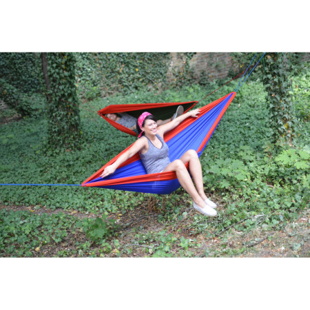 Hamaca Hamaka.eu Single azul-rojo-azul