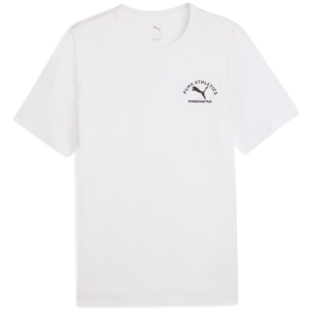 Camiseta de hombre Puma Class Graphic Tee blanco PUMA White