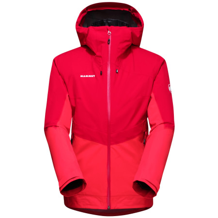Chaqueta de mujer Mammut Convey 3 in 1 HS hooded Jacket Women rosa/negro SunsetBlack