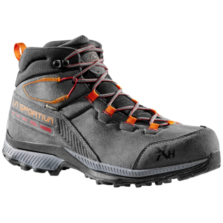 Calzado de hombre La Sportiva TX Hike Mid Leather Gtx gris Carbon/Hawaiian Sun
