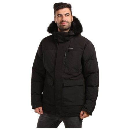 Chaqueta parka de invierno para hombre Kilpi Beta-M negro BLK