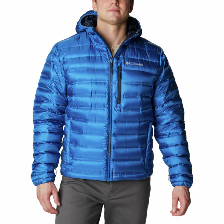 Chaqueta de invierno para hombre Columbia Pebble Peak™ Down Hooded Jacket azul Bright Indigo