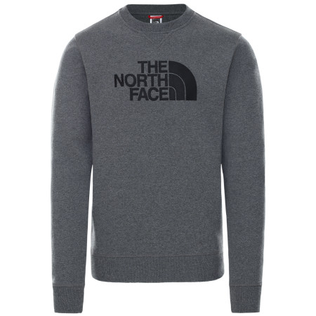 Sudadera de hombre The North Face Drew Peak Crew gris/negro Tnfmedixgreyhtr/Tnfblack