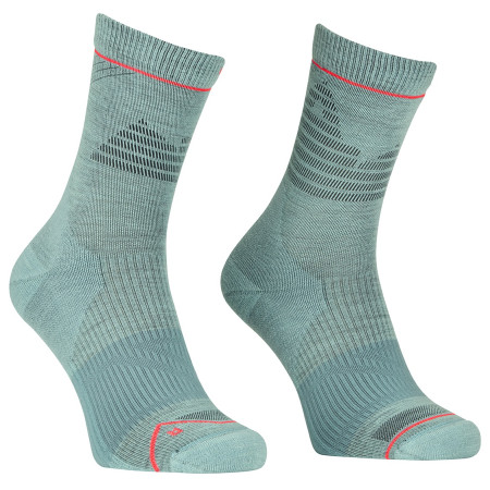 Calcetines de mujer Ortovox Alpine Pro Comp Mid Socks W azul/gris aquatic ice