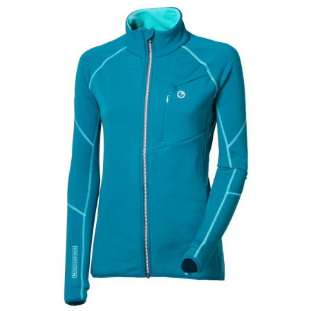 Sudadera funcional de mujer Progress Tramontana azul modrozelená