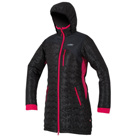 Abrigo de mujer Direct Alpine Block Coat negro/rosa Black/Rose