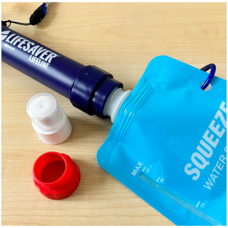 Botella plegable Lifesaver Squeeze Pouch x2