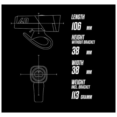Luz delantera Sigma Aura 40
