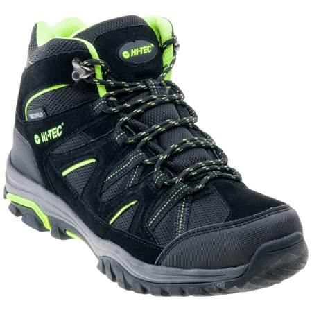 Calzado de hombre Hi-Tec Raposo Mid WP negro Black/Lime/DarkGrey