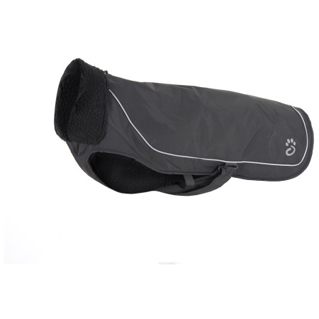 Impermeable para perro Mountain Paws Fleece-Lined Dog Raincoat negro Black