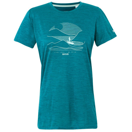 Camiseta de mujer Regatta W Fingal IX azul Turquoise