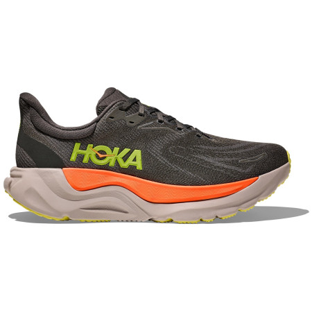 Zapatillas de carrera para hombre Hoka Arahi 8 gris/naranja Asphalt / Gravel