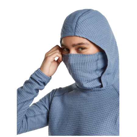 Sudadera de mujer Icebreaker Wom Mer 400 RealFleece Grid Pulover Hood