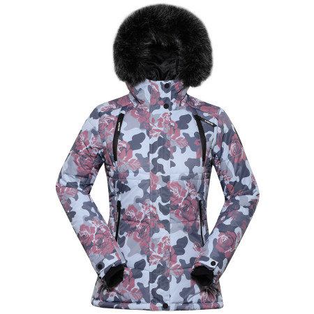 Chaqueta de mujer Alpine Pro Molida rosa/verde high rise