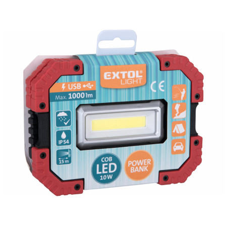 Luz Extol reflektor LED s powerbankou