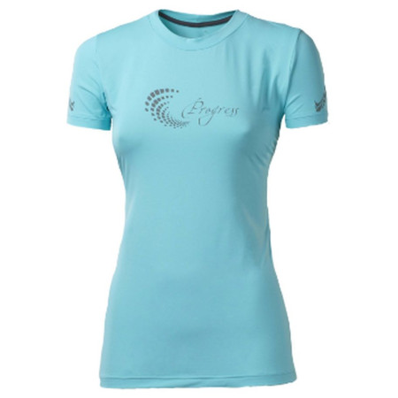 Camiseta de mujer Progress TR Pantera HI-VIZ 23OP azul