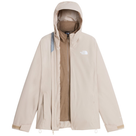 Chaqueta de mujer The North Face W Quest Mono Triclimate rosa Timeless Taupe/Garnet