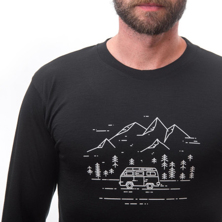 Camiseta funcional de hombre Sensor Merino Active Pt Van Life dl.rukáv