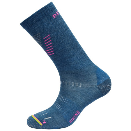 Calcetines de mujer Devold Hiking Light Woman Sock azul Skydiver