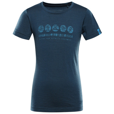 Camiseta para niños Alpine Pro Mereno 2 azul MOROCCAN