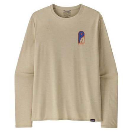 Camiseta de hombre Patagonia M's L/S Cap Cool Daily Graphic Shirt - Lands