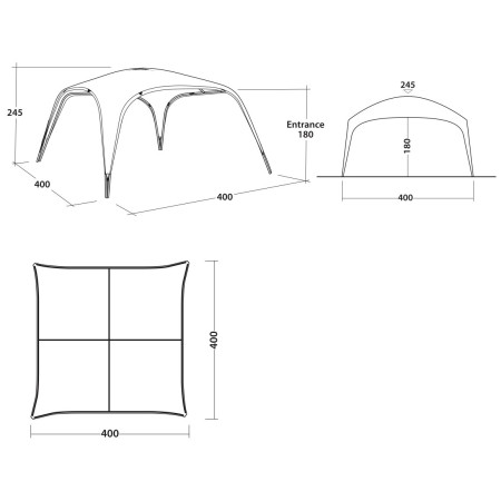 Toldo Outwell Wakefield Shelter XL