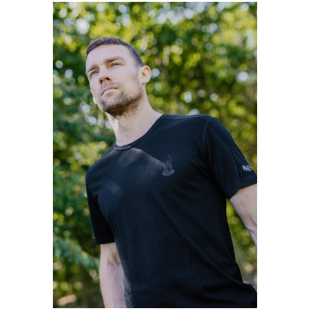 Camiseta de hombre Zulu Merino Fire 160 Short Comfy