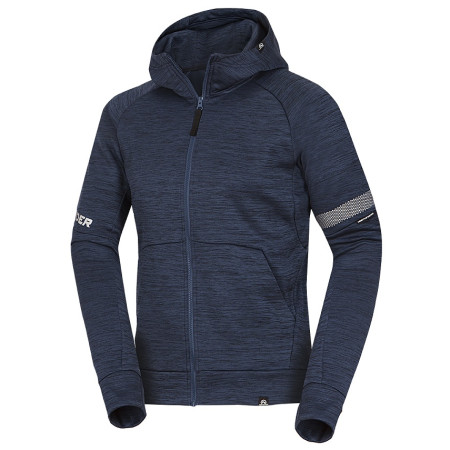 Sudadera funcional de hombre Northfinder Fred azul oscuro 557darkbluemelange