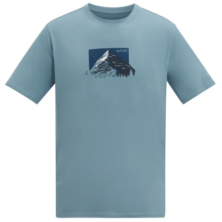 Camiseta de hombre Regatta Fingal Stretch azul claro Dusky Blue