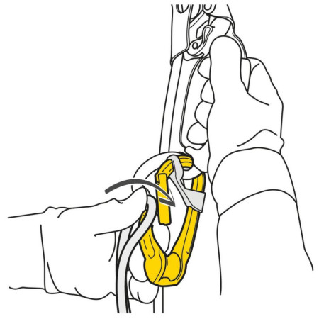 Mosquetón Petzl Rollclip A Triact-Lock