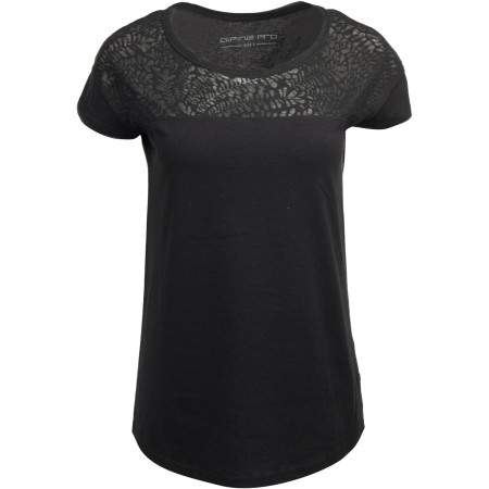 Camiseta de mujer Alpine Pro Breda negro