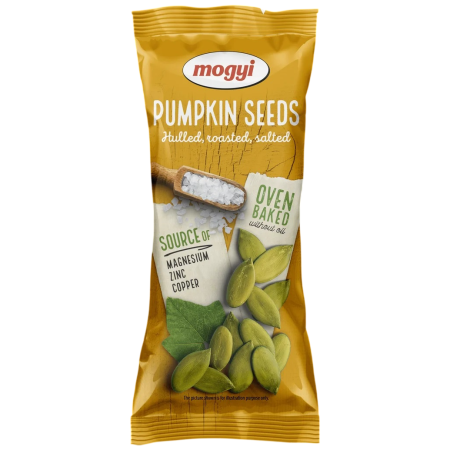 Mezcla de frutos secos Mogyi Semillas de calabaza peladas y tostadas 70 g