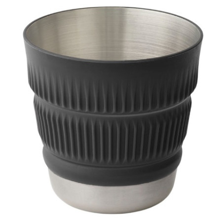 Taza plegable Sea to Summit Detour Stainless Steel Collapsible Mug gris Beluga Black