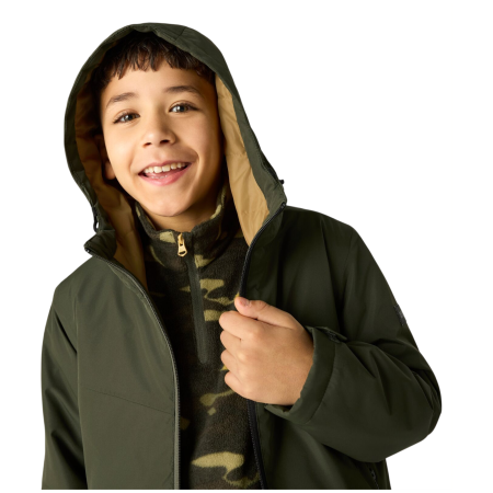 Chaqueta de invierno para niños Regatta Junior Frelton Dark Khaki