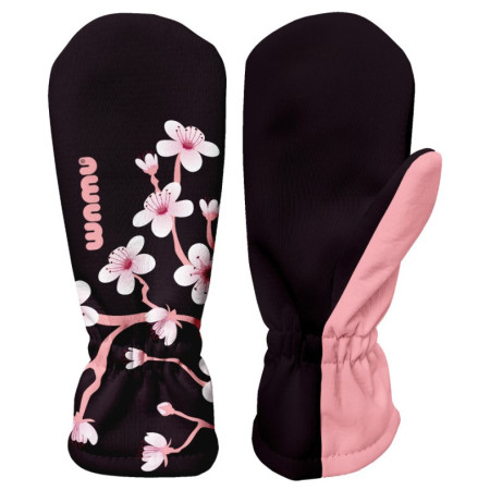 Guantes softshell para niños WAMU Pink rosa DARK PURPLE