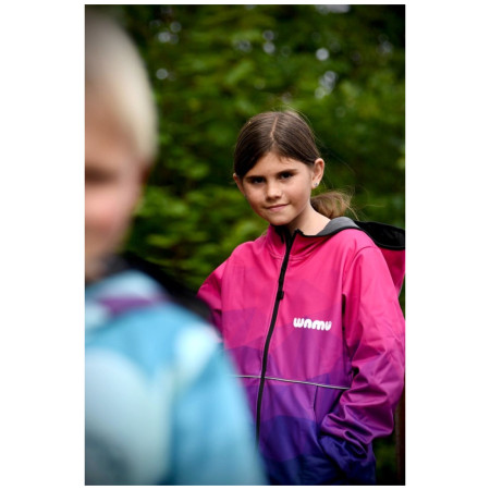 Chaqueta softshell para niños WAMU Mozaika purple