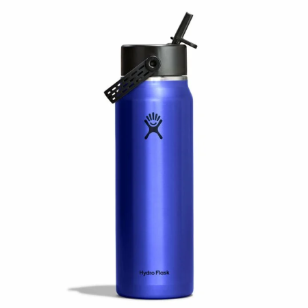 Termo Hydro Flask 32 Oz Lightweight Wide Flex Straw Cap azul Sapphire Blue