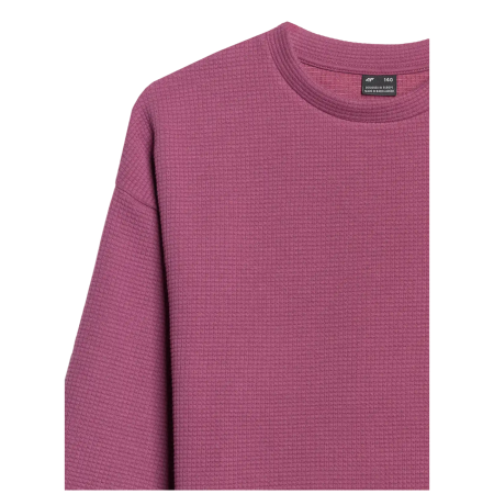 Sudadera para niños 4F Sweatshirt F1936 Dark Pink