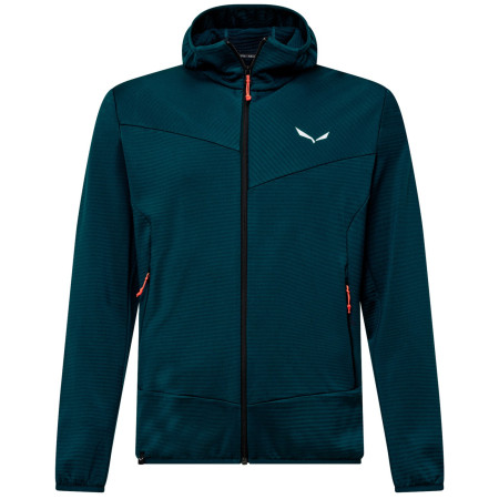 Sudadera funcional de hombre Salewa Puez Altavia Pl Hd Jkt M azul pond blue