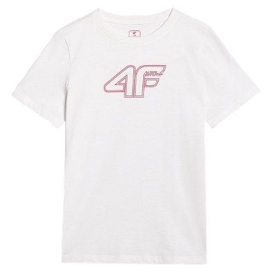 Camiseta de mujer 4F Tshirt F2388 blanco WHITE