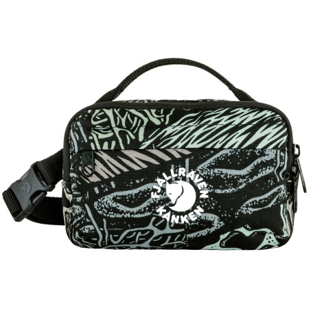 Bolsa de hombro Fjällräven Kånken Art Hip Pack negro/azul Woodlands
