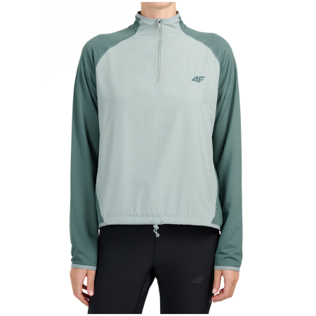 Sudadera funcional de mujer 4F Sweatshirt Fnk F0908 verde/verde claro Teal