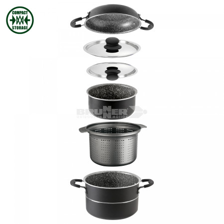 Vajilla Brunner Pirate 7+1 22 cm