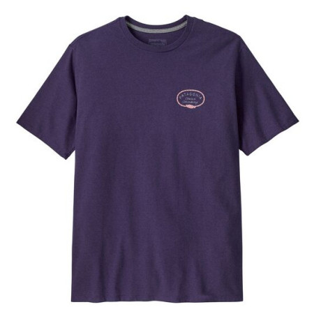 Camiseta de hombre Patagonia M's Clean Climb Roots Responsibili-Tee violeta Plummet Purple