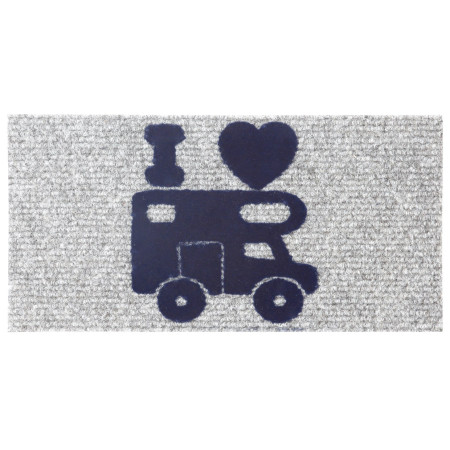 Felpudo Brunner Hello Camper gris