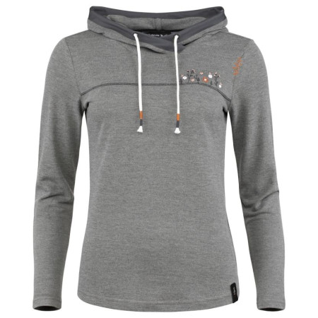 Camiseta funcional de mujer Chillaz Gilfert gris Anthrazit Melange