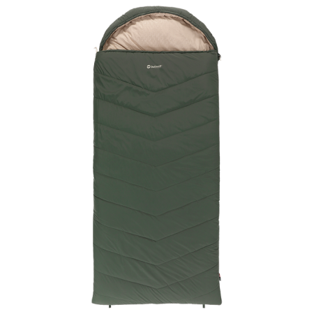 Saco de dormir tipo manta Outwell Caldera Lux XL verde oscuro Green
