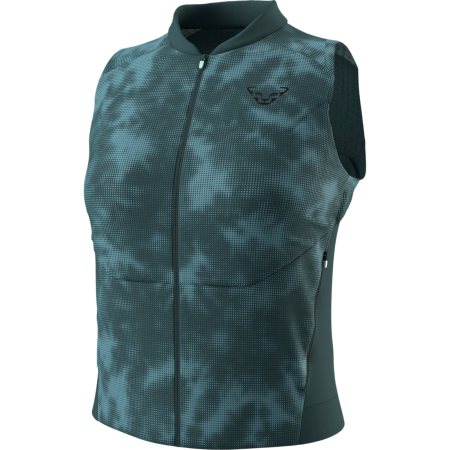 Chaleco de mujer Dynafit Trail Reflective Insul Vest W verde 0720 - cinder