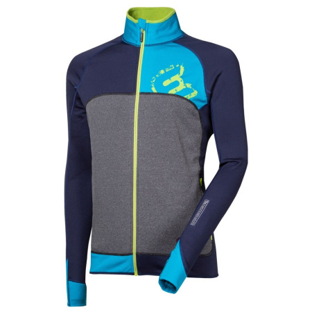 Sudadera de hombre Progress TS Rebel 17BO azul Turquoise/Green