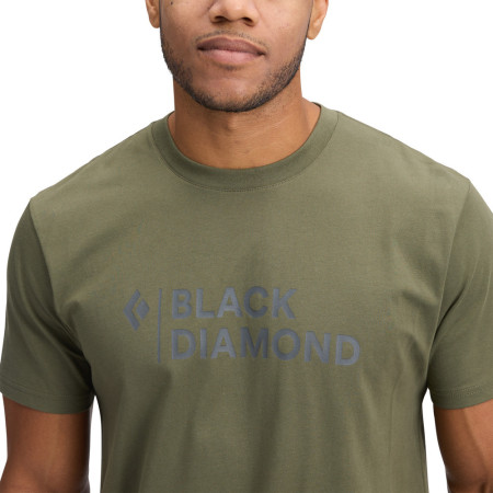 Camiseta de hombre Black Diamond M Mini Stacked Ss Tee